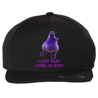 I Got That Level 10 Gyat Gyatt Meme Funny Gift Wool Snapback Cap