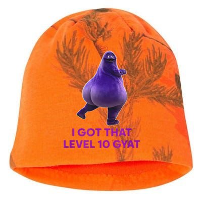 I Got That Level 10 Gyat Gyatt Meme Funny Gift Kati - Camo Knit Beanie