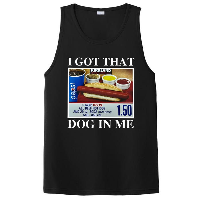 I Got That Dog In Me Keep 150 Dank Meme Costco Hot Dog Combo PosiCharge Competitor Tank