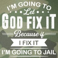 I'm Going To Let God Fix It Because If I Fix It Legacy Tie Dye Trucker Hat