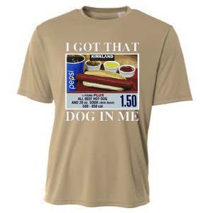 I Got That Dog In Me  Keep 150 Dank Meme Costco Hot Dog Combo Cooling Performance Crew T-Shirt