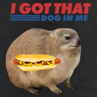 I Got That Dog In Me Hyrax Animal Funny Design Cool Comfort Performance Bucket Hat