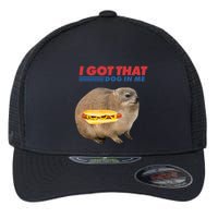 I Got That Dog In Me Hyrax Animal Funny Design Flexfit Unipanel Trucker Cap