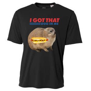 I Got That Dog In Me Hyrax Animal Funny Design Cooling Performance Crew T-Shirt