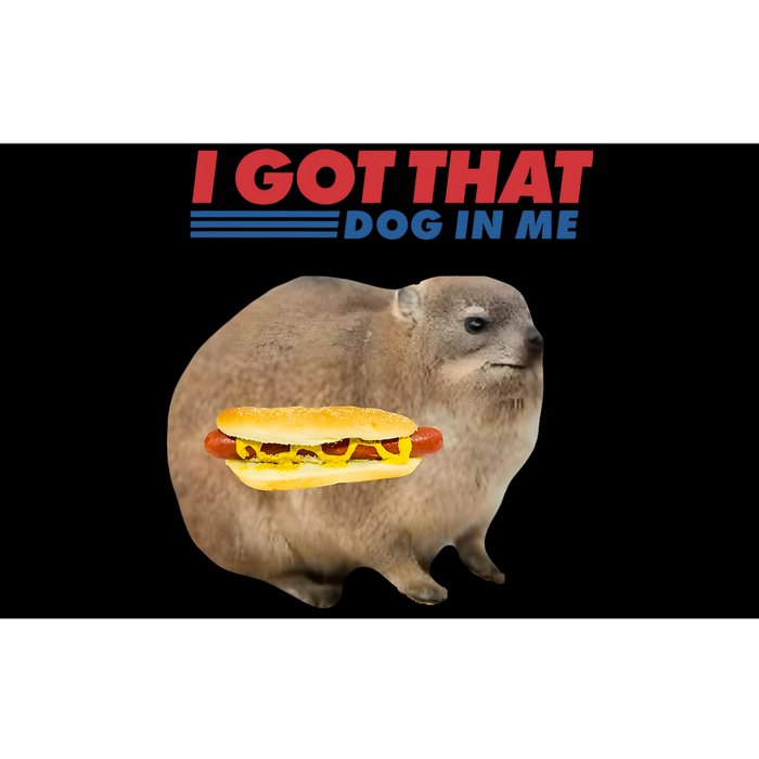 I Got That Dog In Me Hyrax Animal Funny Design Bumper Sticker