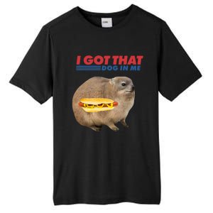 I Got That Dog In Me Hyrax Animal Funny Design Tall Fusion ChromaSoft Performance T-Shirt