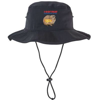 I Got That Dog In Me Hyrax Animal Funny Design Bucket Hat