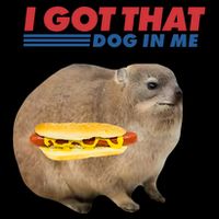 I Got That Dog In Me Hyrax Animal Funny Design 16 in Basic Backpack