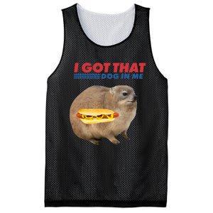 I Got That Dog In Me Hyrax Animal Funny Design Mesh Reversible Basketball Jersey Tank