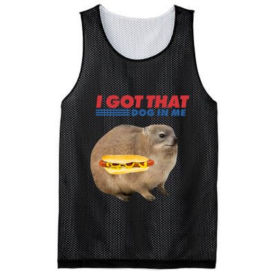 I Got That Dog In Me Hyrax Animal Funny Design Mesh Reversible Basketball Jersey Tank