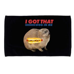 I Got That Dog In Me Hyrax Animal Funny Design Microfiber Hand Towel