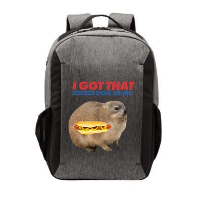 I Got That Dog In Me Hyrax Animal Funny Design Vector Backpack