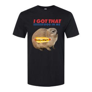 I Got That Dog In Me Hyrax Animal Funny Design Softstyle CVC T-Shirt