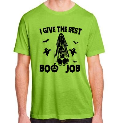 I Give The Best Boo Job Funny Joke Halloween Inappropriate Adult ChromaSoft Performance T-Shirt