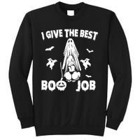 I Give The Best Boo Job Funny Joke Halloween Inappropriate Sweatshirt