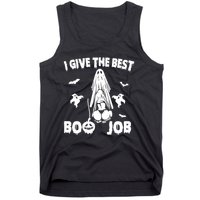 I Give The Best Boo Job Funny Joke Halloween Inappropriate Tank Top