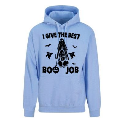 I Give The Best Boo Job Funny Joke Halloween Inappropriate Unisex Surf Hoodie