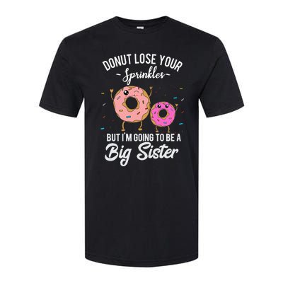 Im Going To Be A Big Sister Baby Announcement Donut Reveal Softstyle® CVC T-Shirt