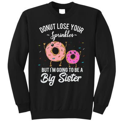 I'm Going to Be a Big Sister Baby Announcement Donut Reveal Sweatshirt