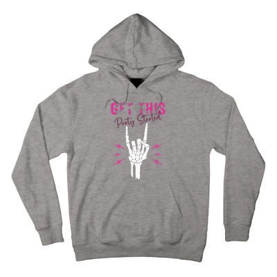 I Get This Party Started Skeleton Color Tall Hoodie