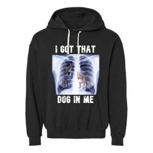 I Got That Dog In Me Xray Meme Garment-Dyed Fleece Hoodie