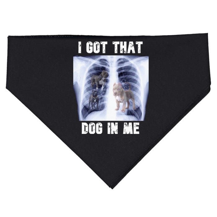 I Got That Dog In Me Xray Meme USA-Made Doggie Bandana