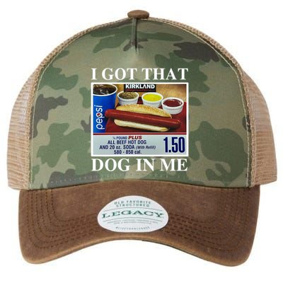 I Got That Dog In Me Funny Legacy Tie Dye Trucker Hat