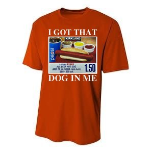 I Got That Dog In Me Funny Performance Sprint T-Shirt