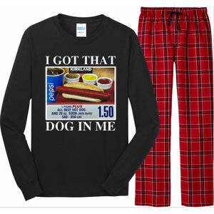 I Got That Dog In Me Funny Long Sleeve Pajama Set