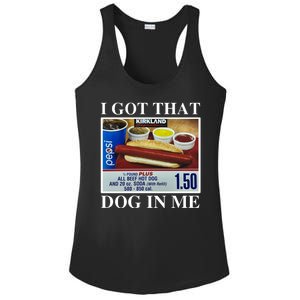 I Got That Dog In Me Funny Ladies PosiCharge Competitor Racerback Tank