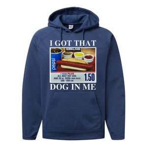 I Got That Dog In Me Funny Performance Fleece Hoodie