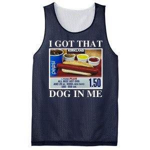 I Got That Dog In Me Funny Mesh Reversible Basketball Jersey Tank