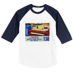 I Got That Dog In Me Funny Baseball Sleeve Shirt