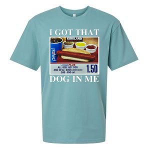 I Got That Dog In Me Funny Sueded Cloud Jersey T-Shirt