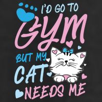 I'd Go To Gym But My Cat Needs Me Felidae Gift Meaningful Gift Adult Drive Performance Visor