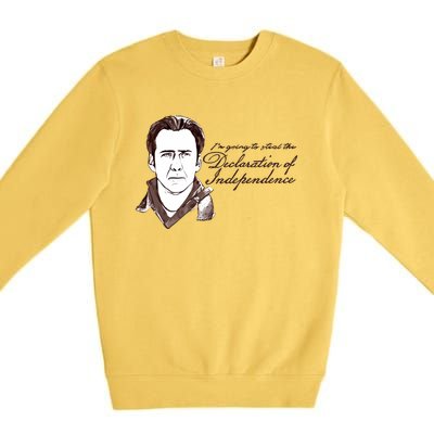 IM Going To Steal The Declaration Of Independence Premium Crewneck Sweatshirt