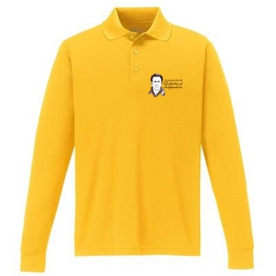 IM Going To Steal The Declaration Of Independence Performance Long Sleeve Polo