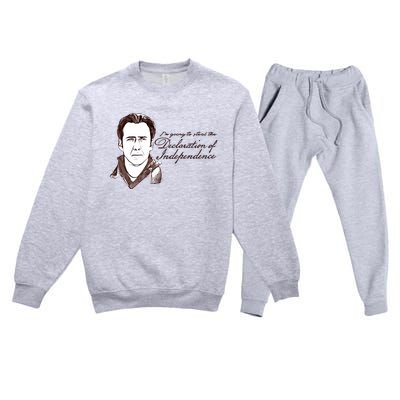 IM Going To Steal The Declaration Of Independence Premium Crewneck Sweatsuit Set