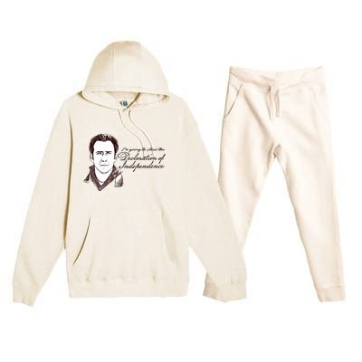 IM Going To Steal The Declaration Of Independence Premium Hooded Sweatsuit Set