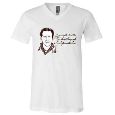 IM Going To Steal The Declaration Of Independence V-Neck T-Shirt