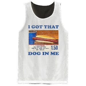 I Got That Dog In Me Funny Hot Dogs Combo Mesh Reversible Basketball Jersey Tank