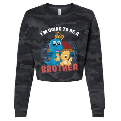 IM Going To Be A Big Brother 2024 Dinosaur Cropped Pullover Crew