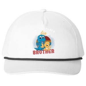 IM Going To Be A Big Brother 2024 Dinosaur Snapback Five-Panel Rope Hat