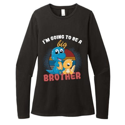 IM Going To Be A Big Brother 2024 Dinosaur Womens CVC Long Sleeve Shirt