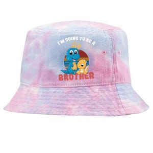 IM Going To Be A Big Brother 2024 Dinosaur Tie-Dyed Bucket Hat