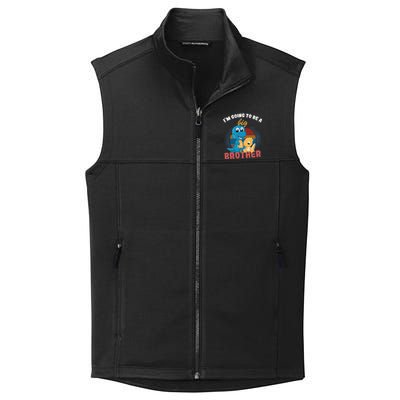 IM Going To Be A Big Brother 2024 Dinosaur Collective Smooth Fleece Vest