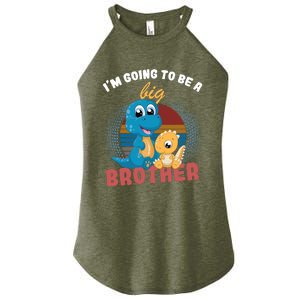 IM Going To Be A Big Brother 2024 Dinosaur Women's Perfect Tri Rocker Tank