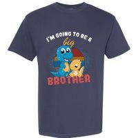 IM Going To Be A Big Brother 2024 Dinosaur Garment-Dyed Heavyweight T-Shirt