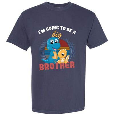 IM Going To Be A Big Brother 2024 Dinosaur Garment-Dyed Heavyweight T-Shirt