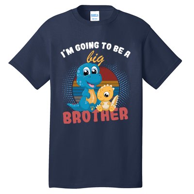 IM Going To Be A Big Brother 2024 Dinosaur Tall T-Shirt